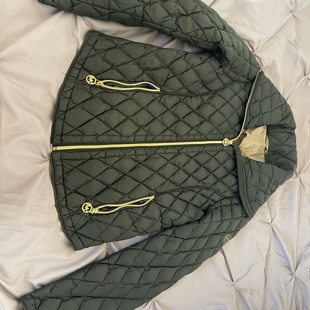 Stylish Michael Kors Black Quilted Women's Jacket